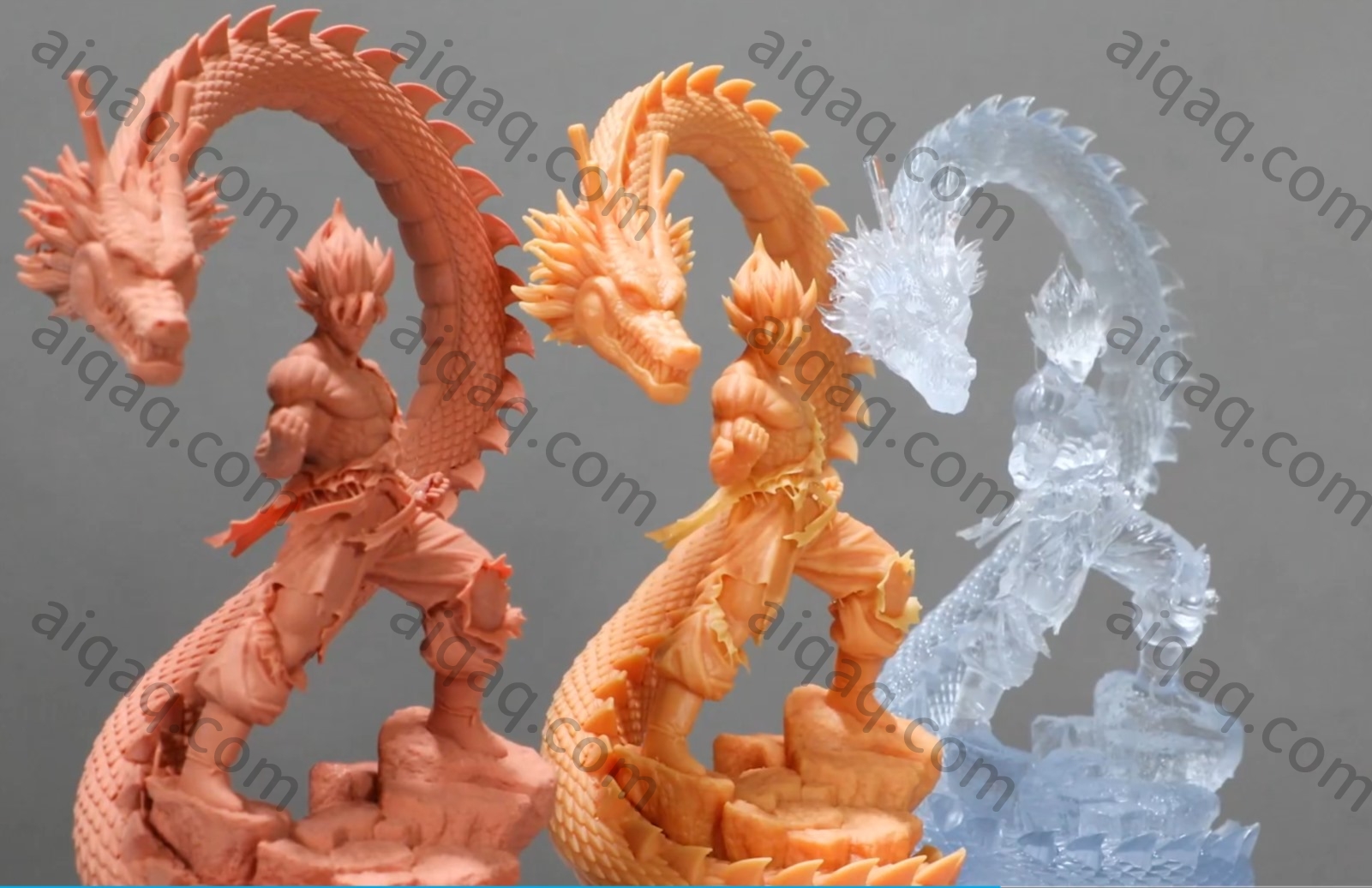 龙珠，盘龙悟空-STL下载网_3D打印模型网_3D打印机_3D模型库