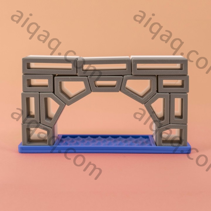 拱门建造者拼图积木-STL下载网_3D打印模型网_3D打印机_3D模型库