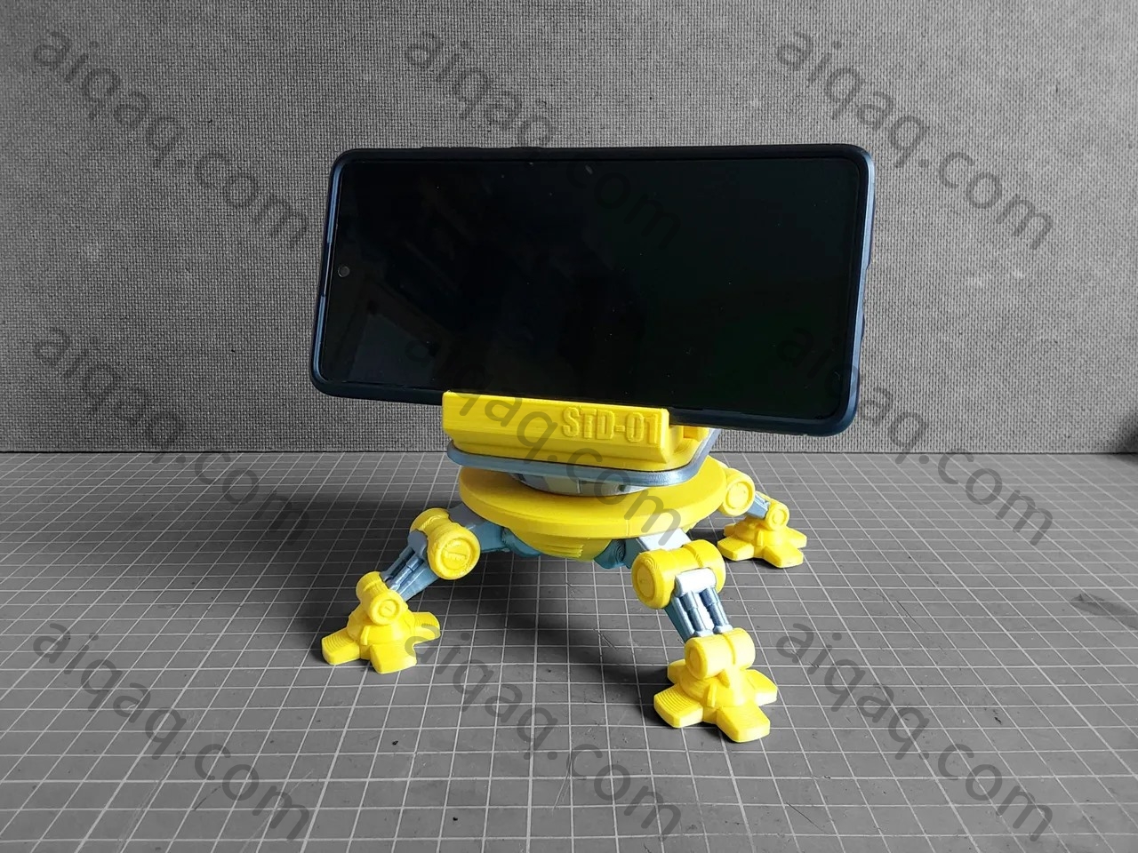 手机平板机甲支架-STL下载网_3D打印模型网_3D打印机_3D模型库