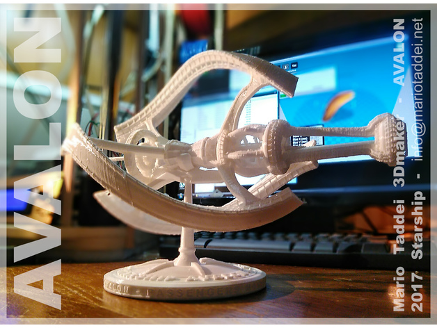 太空旅客 阿瓦隆号宇宙飞船-STL下载网_3D打印模型网_3D打印机_3D模型库