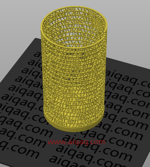 圆周率笔筒-STL下载网_3D打印模型网_3D打印机_3D模型库