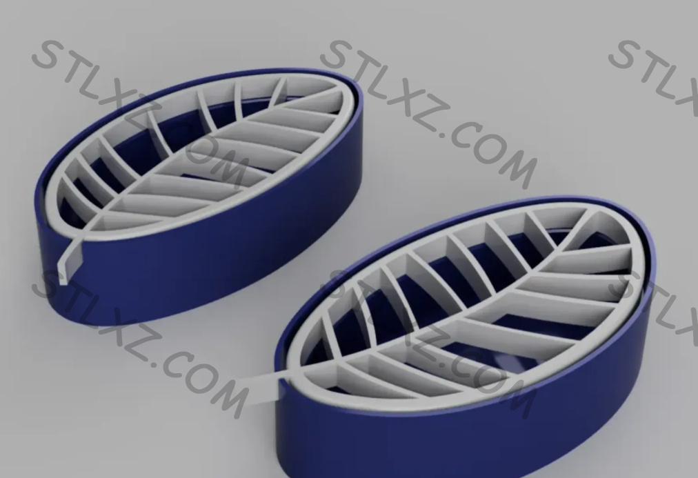 叶子肥皂盘-STL下载网_3D打印模型网_3D打印机_3D模型库