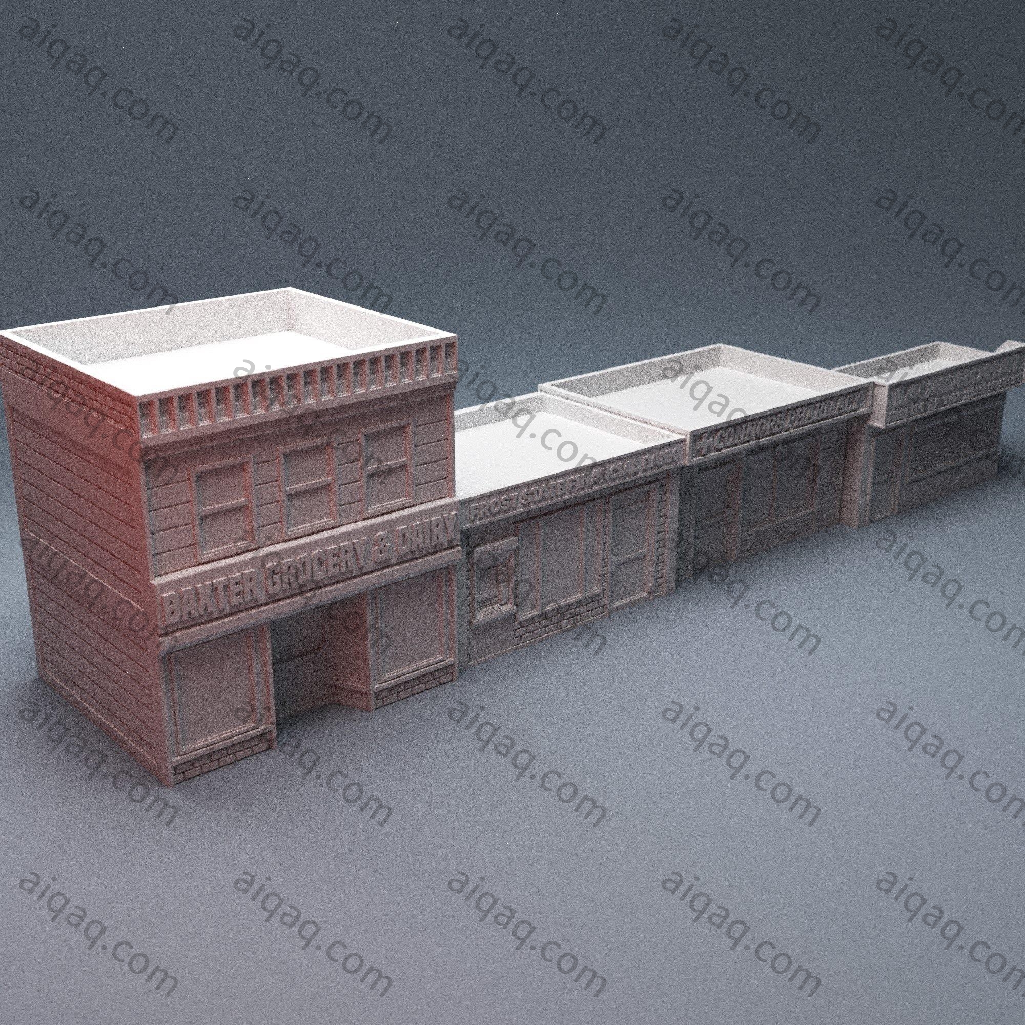 城市MCP芯盒地形支架-STL下载网_3D打印模型网_3D打印机_3D模型库