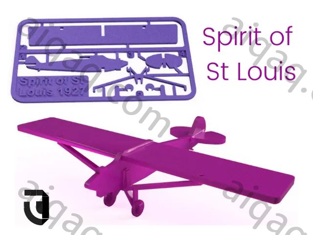 圣路易斯精神套件卡著名飞机-STL下载网_3D打印模型网_3D打印机_3D模型库