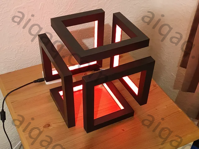 无限立方体灯-STL下载网_3D打印模型网_3D打印机_3D模型库