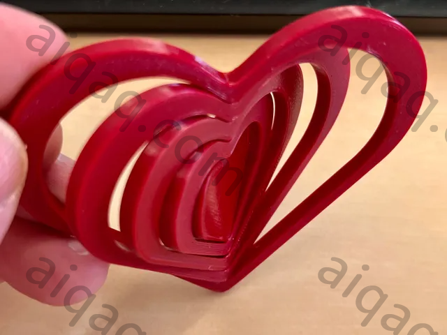 心形指尖玩具或装饰品-STL下载网_3D打印模型网_3D打印机_3D模型库