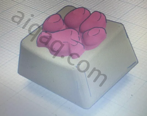 猫抓肉球键帽-STL下载网_3D打印模型网_3D打印机_3D模型库