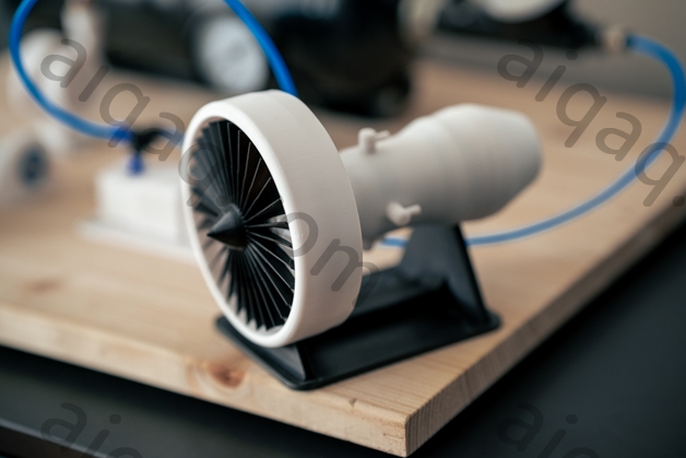 喷气发动机 – 工作压缩空气涡扇发动机-STL下载网_3D打印模型网_3D打印机_3D模型库