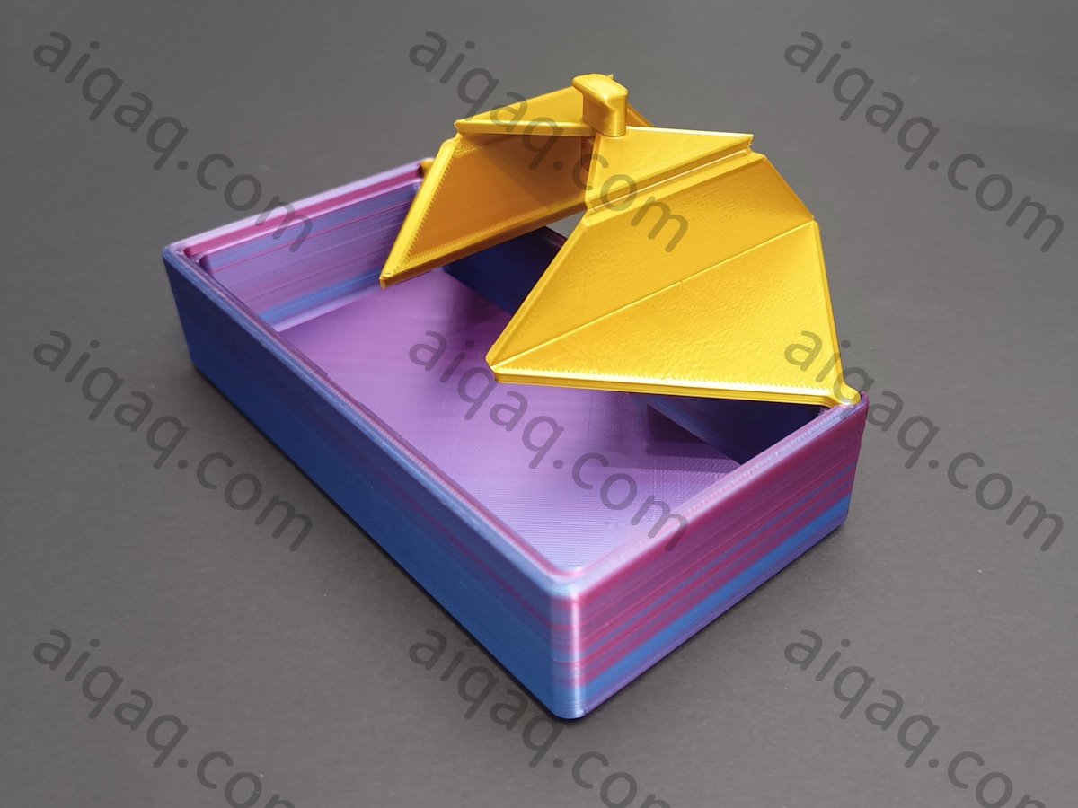 带折纸折叠盖的豪华储物盒-STL下载网_3D打印模型网_3D打印机_3D模型库