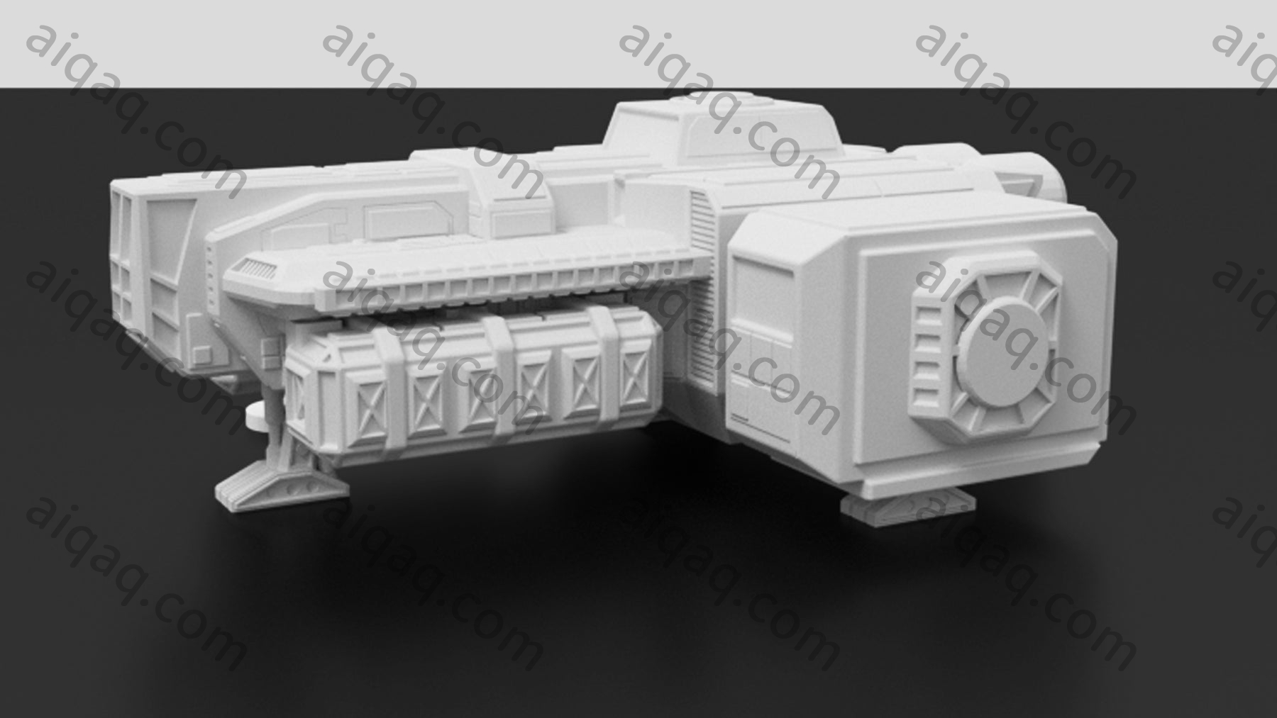 城市DX-120轻型货机-STL下载网_3D打印模型网_3D打印机_3D模型库