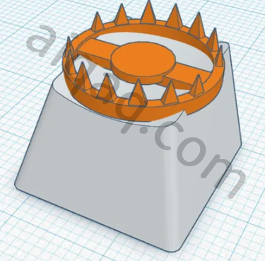 捕兽夹键帽-STL下载网_3D打印模型网_3D打印机_3D模型库