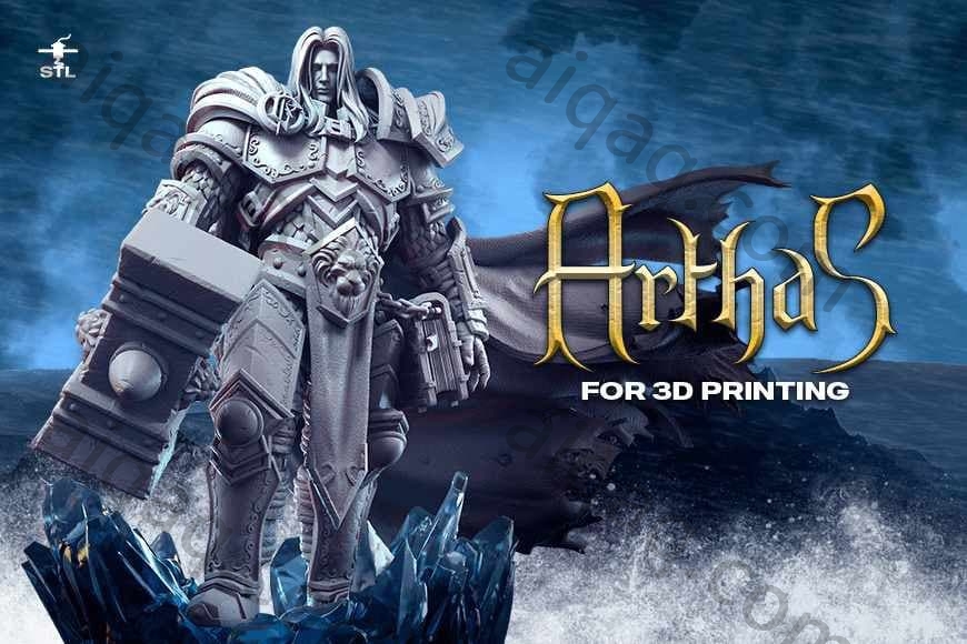 阿尔萨斯 魔兽世界-STL下载网_3D打印模型网_3D打印机_3D模型库