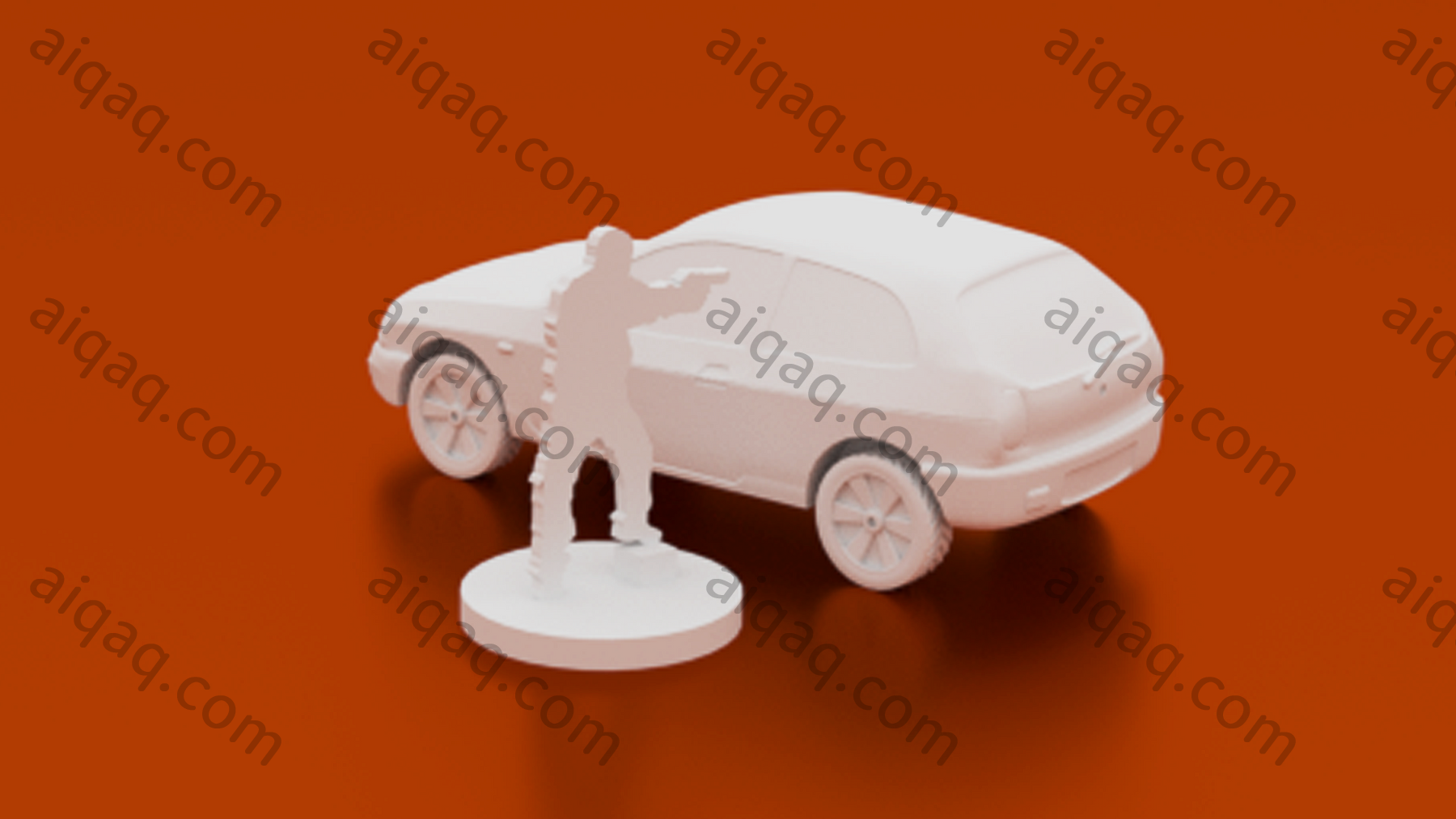 城市小型车-STL下载网_3D打印模型网_3D打印机_3D模型库