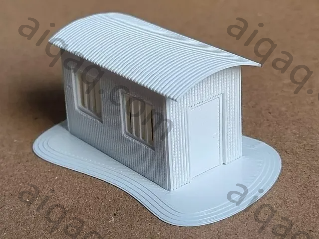 昆塞特小屋 H0 1：87-STL下载网_3D打印模型网_3D打印机_3D模型库