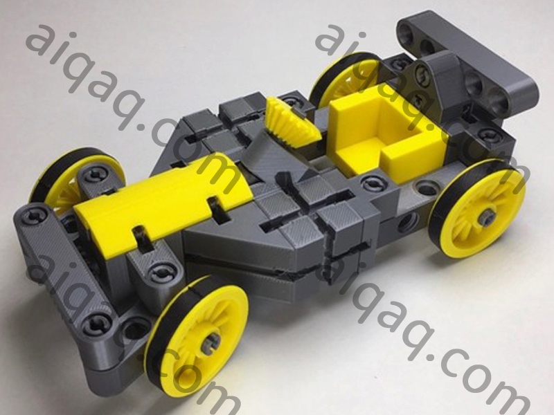 积木 赛车-STL下载网_3D打印模型网_3D打印机_3D模型库