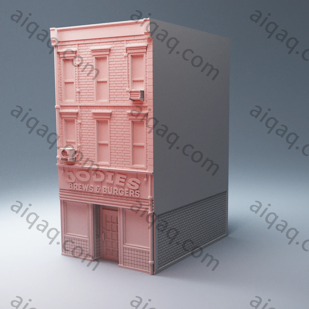 城市地狱的厨房块“A”-STL下载网_3D打印模型网_3D打印机_3D模型库