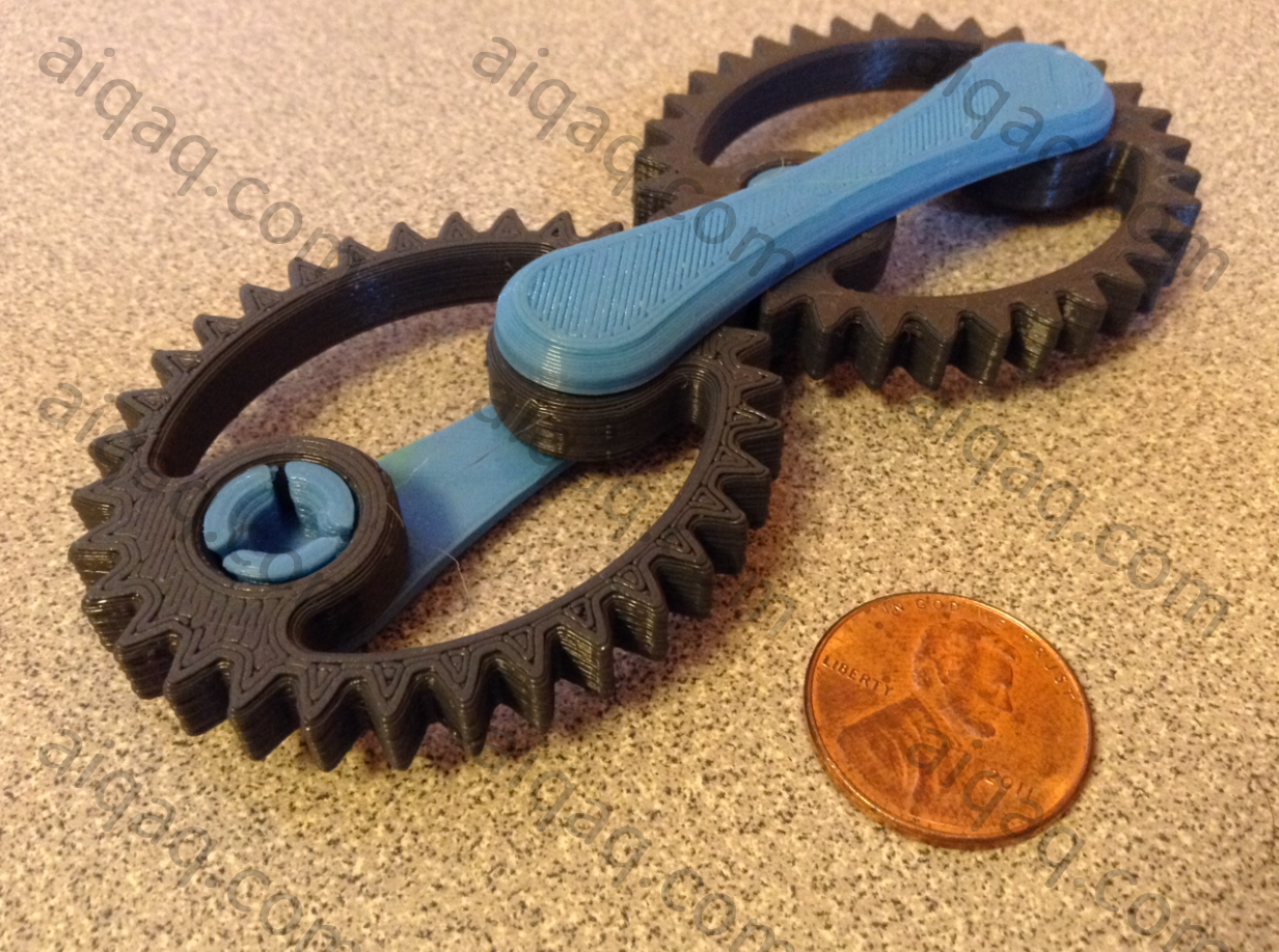 无中心枢轴的椭圆齿轮 指尖玩具-STL下载网_3D打印模型网_3D打印机_3D模型库