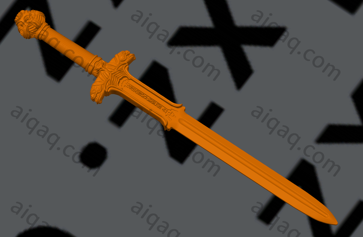 柯南的亚特兰蒂斯之剑-STL下载网_3D打印模型网_3D打印机_3D模型库