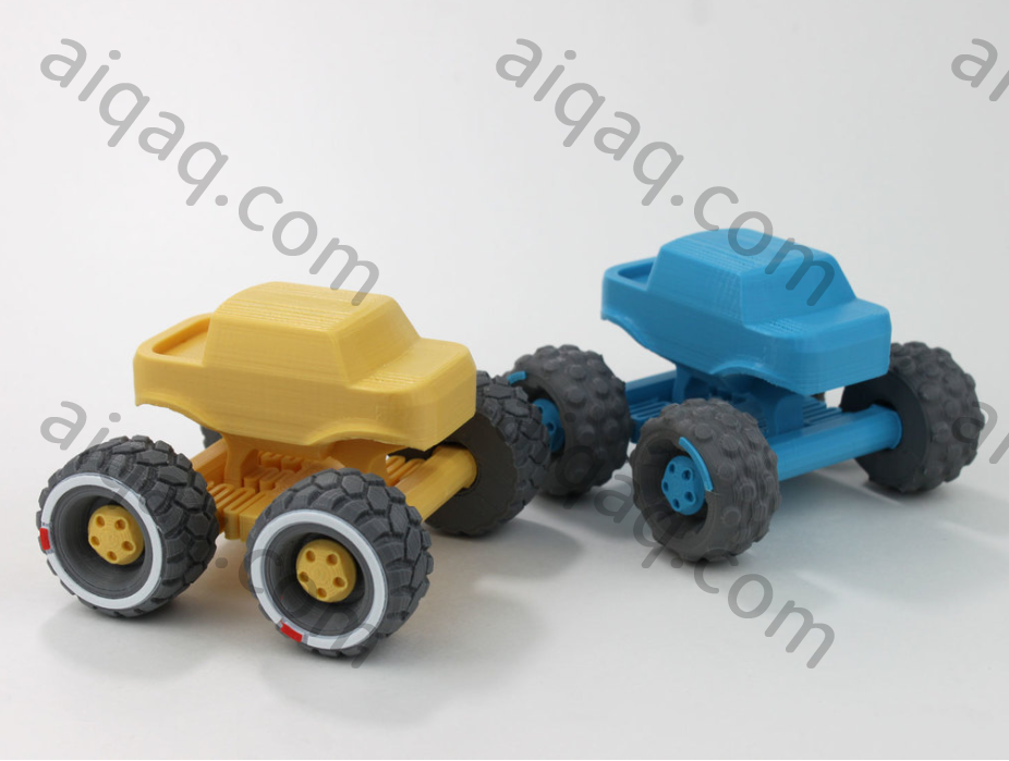 带悬架的迷你怪物卡车-STL下载网_3D打印模型网_3D打印机_3D模型库