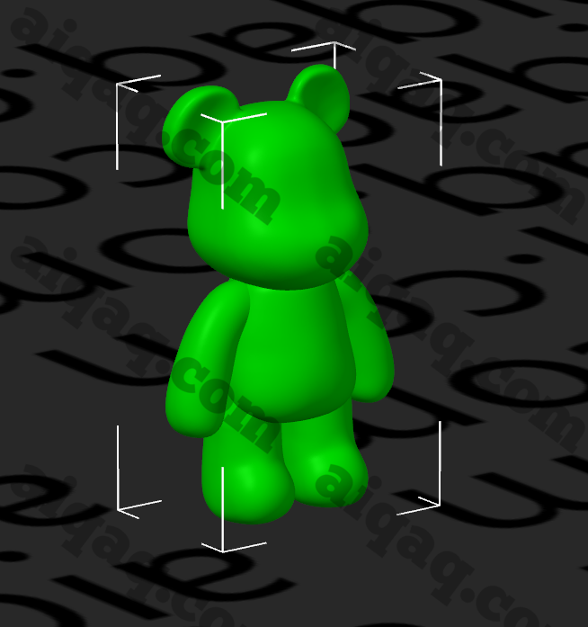 暴力熊可爱版-STL下载网_3D打印模型网_3D打印机_3D模型库