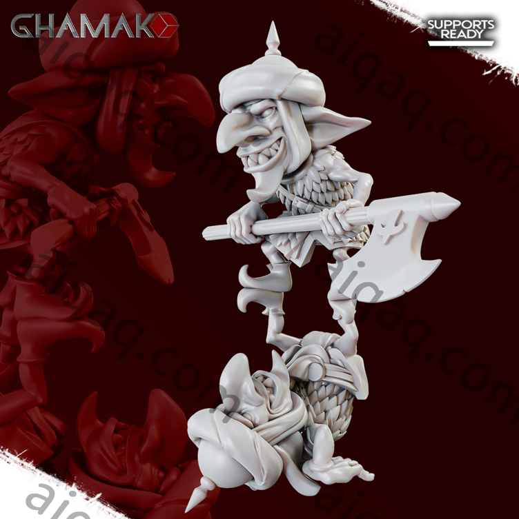 Ghamak – 地精猎人-STL下载网_3D打印模型网_3D打印机_3D模型库