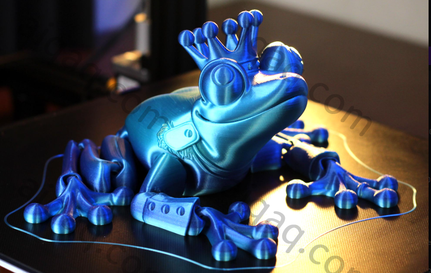 一体打印可活动 青蛙王子和公主-STL下载网_3D打印模型网_3D打印机_3D模型库