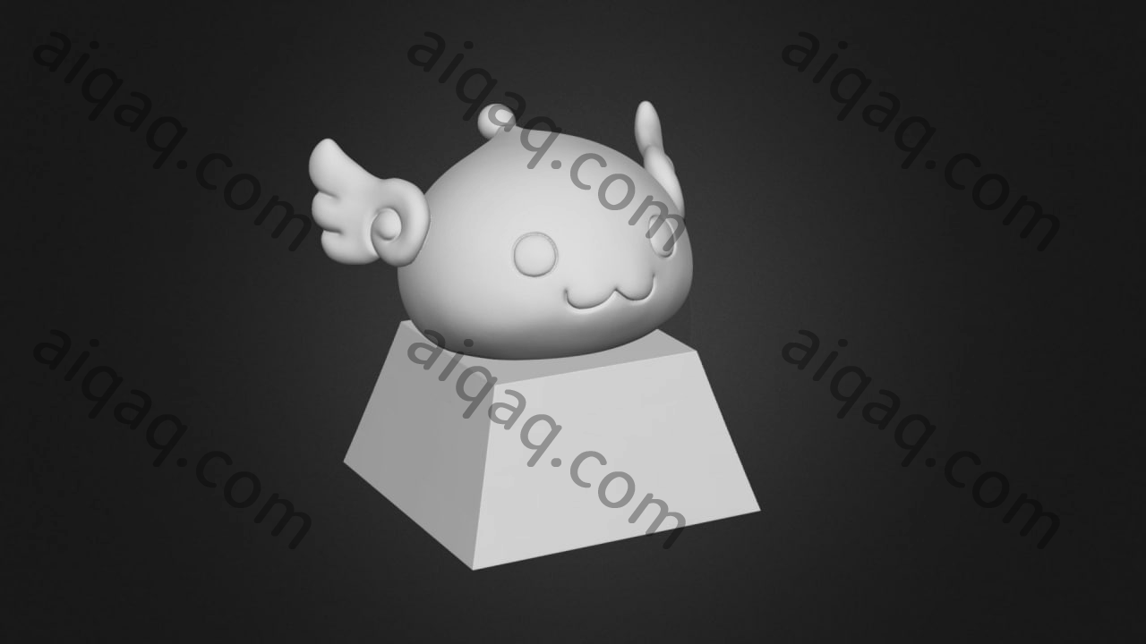 天使键帽-STL下载网_3D打印模型网_3D打印机_3D模型库