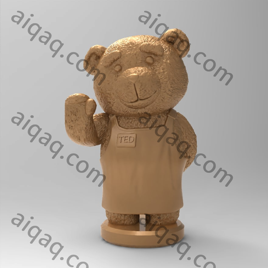 泰迪熊-STL下载网_3D打印模型网_3D打印机_3D模型库