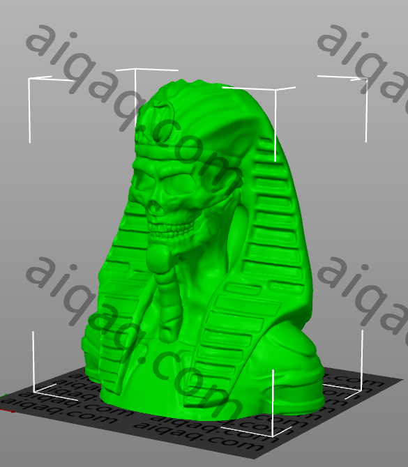 法老 胸像-STL下载网_3D打印模型网_3D打印机_3D模型库