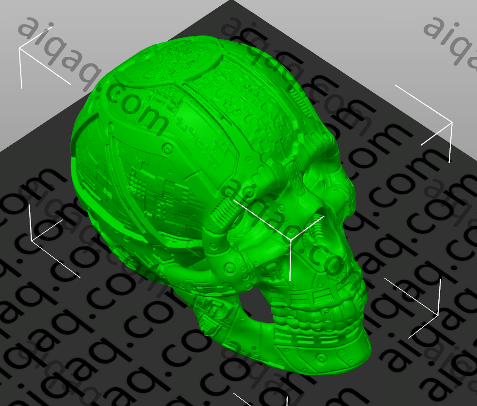 机械  头骨-STL下载网_3D打印模型网_3D打印机_3D模型库