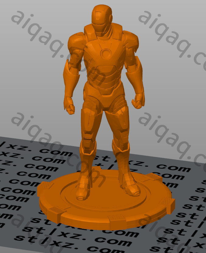 钢铁侠一体-STL下载网_3D打印模型网_3D打印机_3D模型库