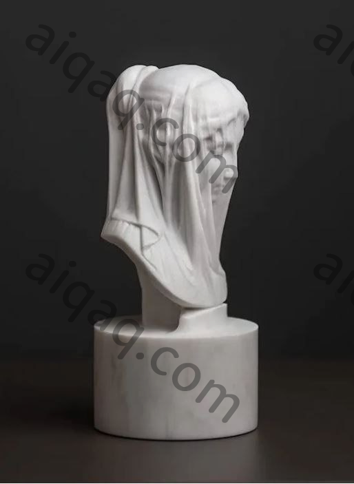 面纱下的女人-STL下载网_3D打印模型网_3D打印机_3D模型库