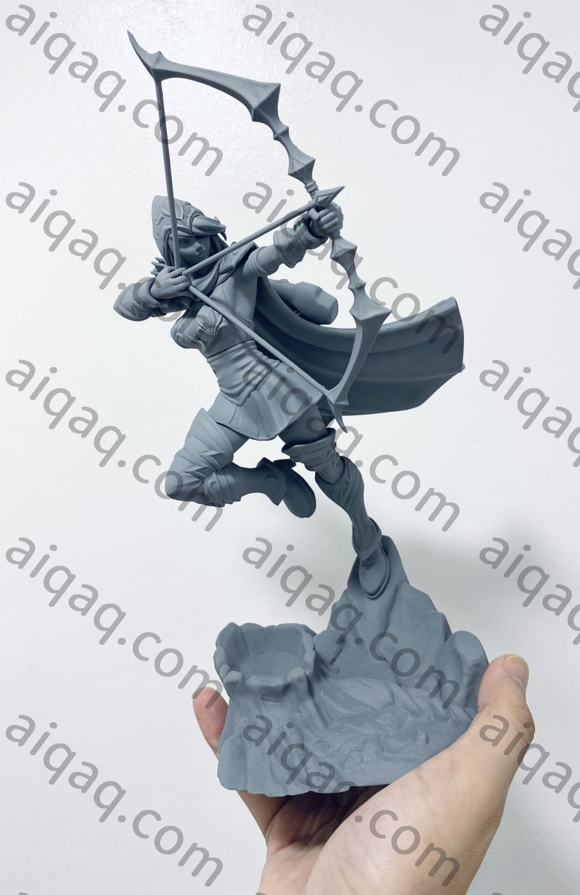 英雄联盟  寒冰射手  艾希-STL下载网_3D打印模型网_3D打印机_3D模型库