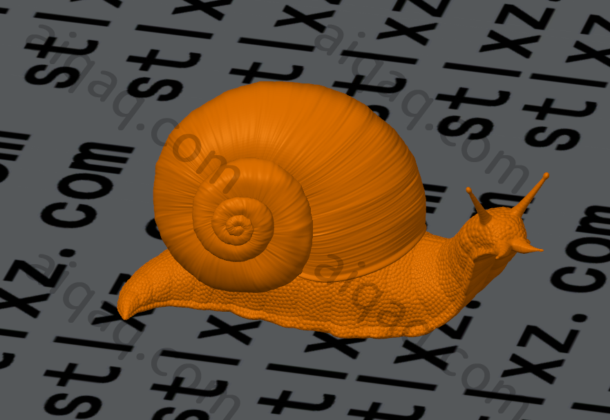 蜗牛-STL下载网_3D打印模型网_3D打印机_3D模型库