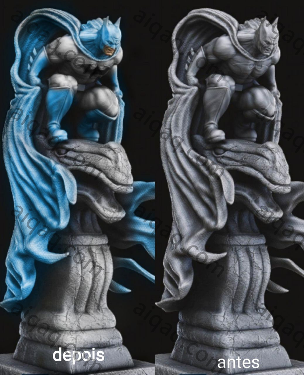 蝙蝠侠黑暗骑士-STL下载网_3D打印模型网_3D打印机_3D模型库