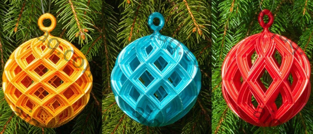 圣诞树装饰3-STL下载网_3D打印模型网_3D打印机_3D模型库