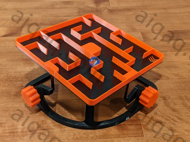 卡扣式大理石迷宫玩具-STL下载网_3D打印模型网_3D打印机_3D模型库