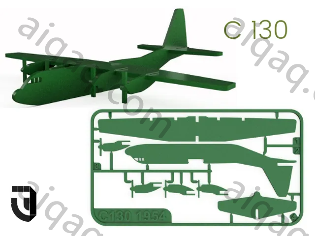 C130套件卡 著名飞机-STL下载网_3D打印模型网_3D打印机_3D模型库