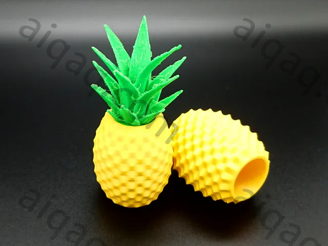 菠萝储物盒-STL下载网_3D打印模型网_3D打印机_3D模型库