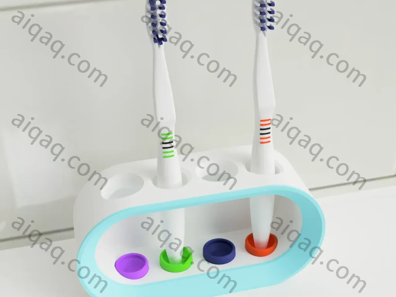 家庭牙刷架-STL下载网_3D打印模型网_3D打印机_3D模型库