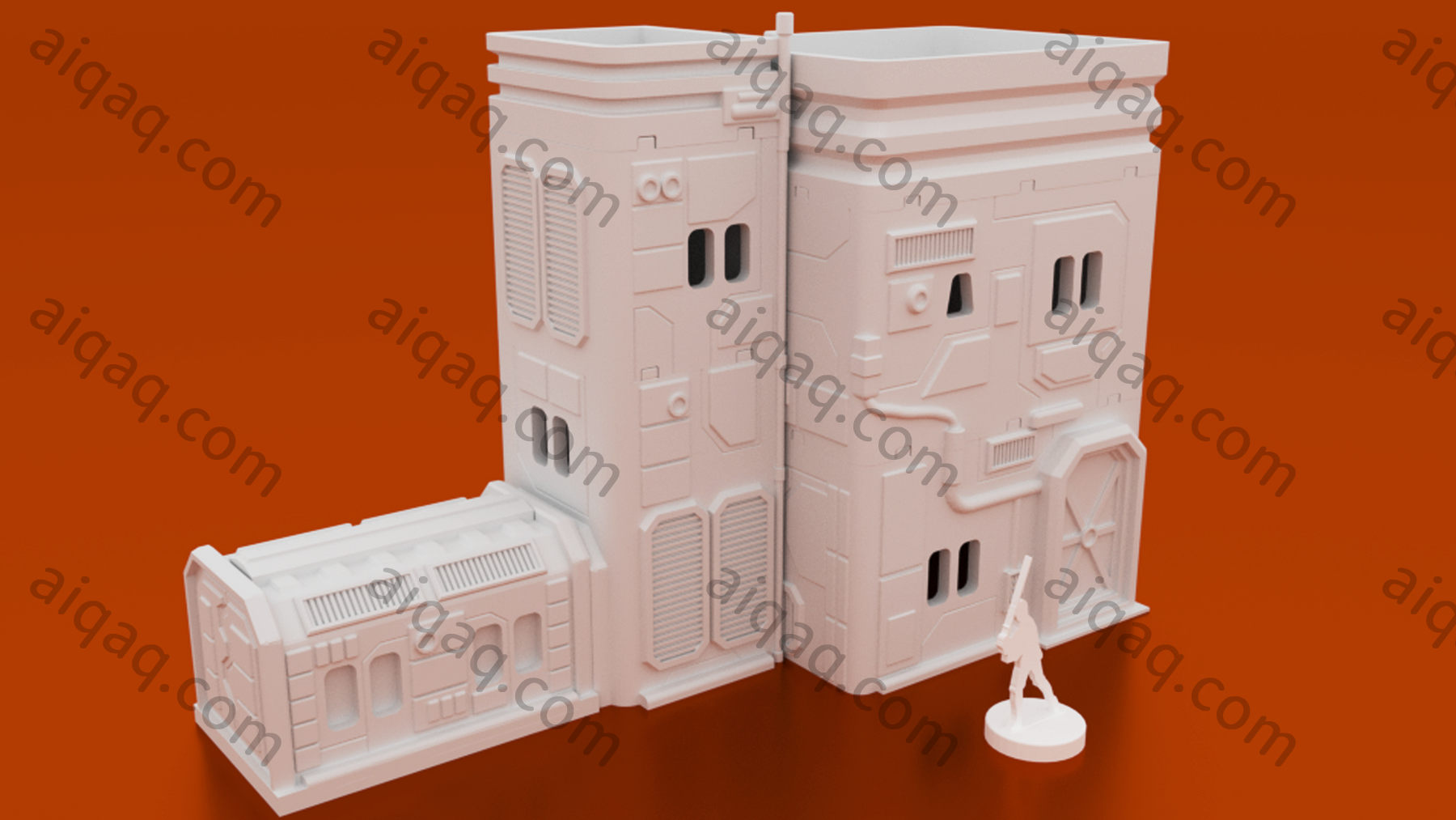 中缘城市行政大楼-STL下载网_3D打印模型网_3D打印机_3D模型库