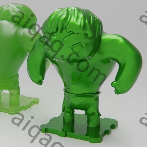 漫威绿巨人  Q版-STL下载网_3D打印模型网_3D打印机_3D模型库