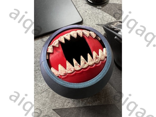 维纳斯盒子 – 逼真的牙齿  这个是配件-STL下载网_3D打印模型网_3D打印机_3D模型库