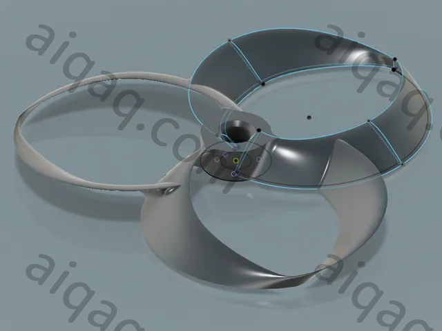 V3 三回路或三叶环形螺旋桨，用于 FPV 无人机四轴飞行器-STL下载网_3D打印模型网_3D打印机_3D模型库