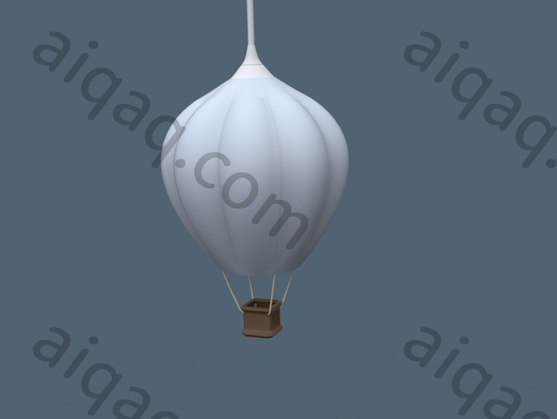 热气球灯罩-STL下载网_3D打印模型网_3D打印机_3D模型库