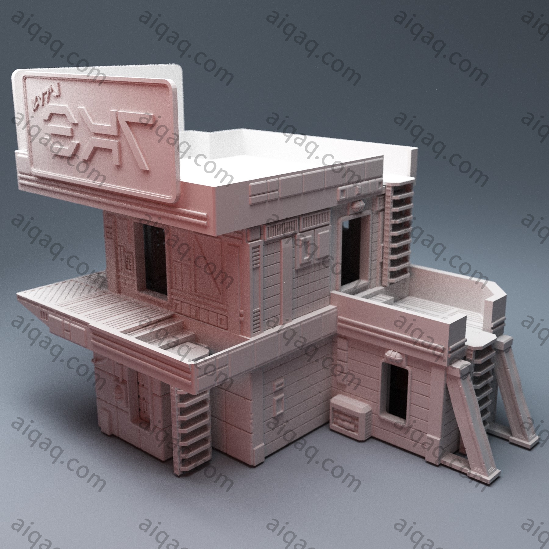 中缘城市客厅酒吧-STL下载网_3D打印模型网_3D打印机_3D模型库